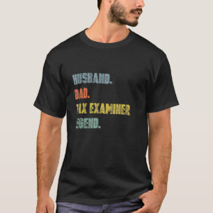 T-shirt Hommes mari père fiscal légende de l'examinateur V