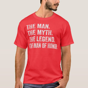 T-shirt Hommes mariées Homme d'honneur Mariage mariée de l