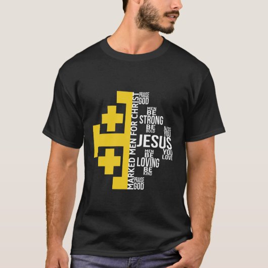 T-shirt Hommes marqués pour le Christ (Devant)