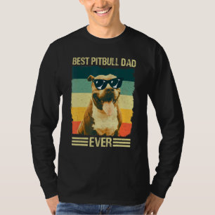 T-shirt Hommes Meilleur Pitbull Papa Père Chien Français