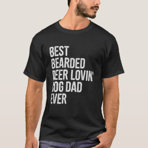 T-shirt Hommes Meilleur Porte-Bière Aimer Chien Papa Chien