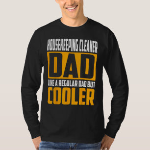 T-shirt Hommes Ménage Nettoyeur papa Comme un papa ordinai