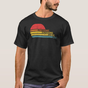 T-shirt Hommes merveilleux mari depuis 2011 Anniversaire M