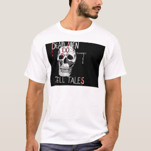 T-shirt Hommes morts de CSI de la science légale de crân
