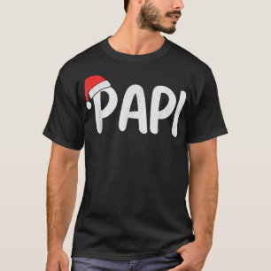 T-shirt Hommes Noël chapeau de Noël jumeler Papi de famill