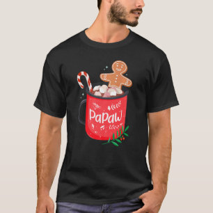 T-shirt Hommes Noël Matching Famille Cocoa Mug Avec Cand