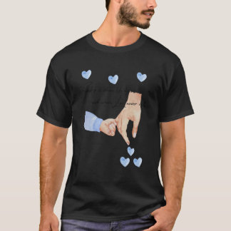 T-shirt Hommes Nouveau Père D'Un Garçon Portant Les Mains