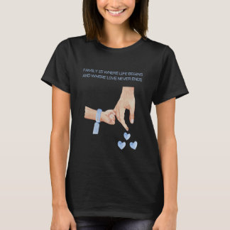 T-shirt Hommes Nouveau Père D'Un Garçon Portant Les Mains 