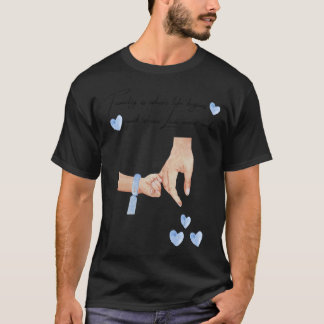 T-shirt Hommes Nouveau Père D'Un Garçon Portant Les Mains