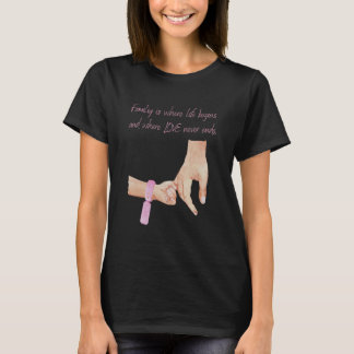 T-shirt Hommes Nouveau Père D'Une Fille Tenant Les Mains A