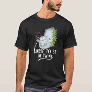 T-shirt Hommes Oncle Être De Jumeaux Un Garçon Une Fille E