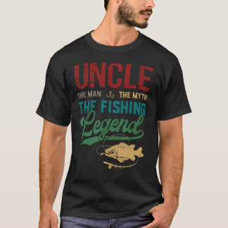 T-shirt Hommes Oncle Homme Mythe Pêche Légende Drôle Pêche