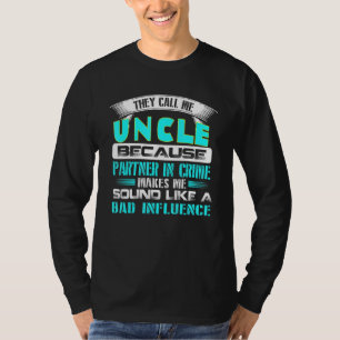 T-shirt Hommes Oncle oncle partenaire dans le crime