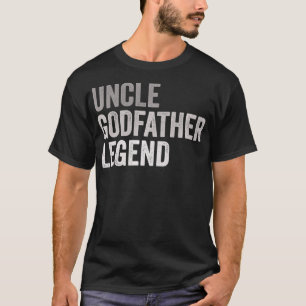 T-shirt Hommes Oncle Parrain Légende Pour Un Oncle Favori 