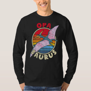 T-shirt Hommes Opa Saurus I Pterodactylus I Famille Corres