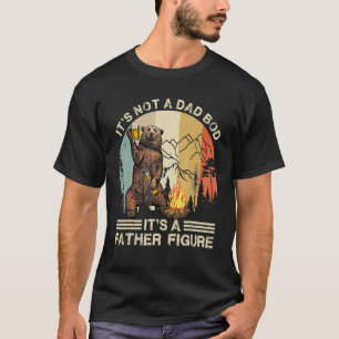 T-shirt Hommes ours Camping Ce n'est pas un papa Bod C'est