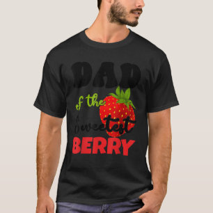 T-shirt Hommes Papa Berry 1er Anniversaire Fraise Thème Sw