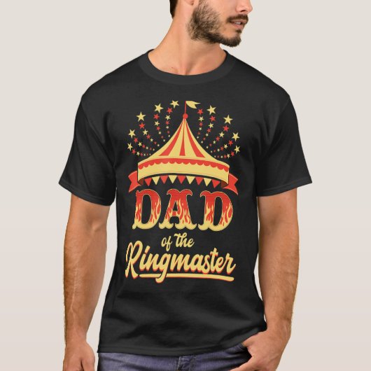 T-shirt Hommes Papa Du Ringmaster I Circus Theme Birthda (Devant)