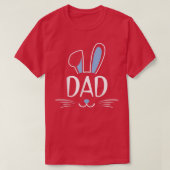 T-shirt Hommes Papa Lapin Visage Famille Groupe Famille Gr (Design devant)