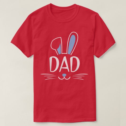 T-shirt Hommes Papa Lapin Visage Famille Groupe Famille Gr (Design devant)