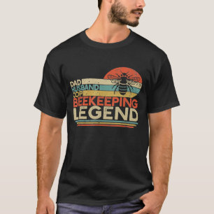 T-shirt Hommes Papa Mari Cop Beekeep Legend Police Offi