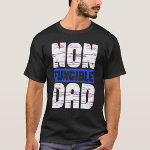 T-shirt Hommes Papa non fondu Fête des pères Fireman Nft C