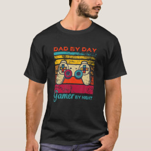 T-shirt Hommes Papa Par Jeu De Jour Par Nuit Papa S Pour