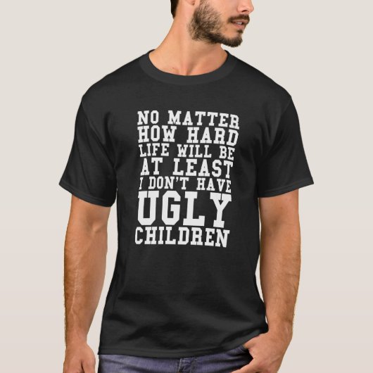 T-shirt Hommes Papa Peu importe combien la vie devient dif (Devant)