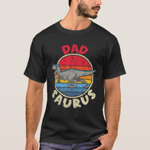 T-shirt Hommes Papa Saurus I Velociraptor I Famille Corres