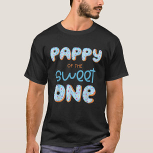 T-shirt Hommes Pappy of the Sweet One Donut Boy 1er annive