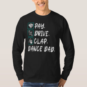 T-shirt Hommes Payer Clavier de lecteur Danser Papa Danser