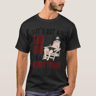 T-shirt Hommes Père Figure Pas Papa Bod Fête des pères Pou