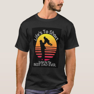 T-shirt Hommes Père & Fille Vie À Court Meilleur Papa Eve