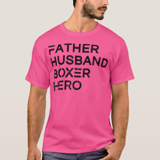 T-shirt Hommes Père Mari Boxer Hero Daddy Fête des pères