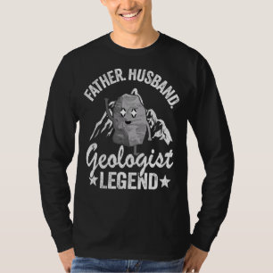 T-shirt Hommes Père Mari Géologue Légende Géologie Papa R