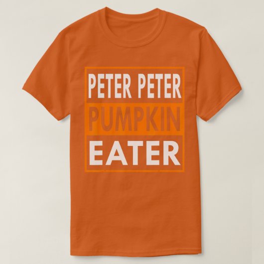 T-shirt Hommes Peter Citrouille Mater Matching Couple Hall (Design devant)