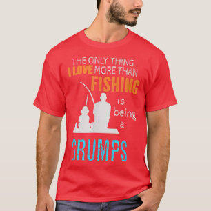 T-shirt Hommes Plus Que L'Amour Groupe De Pêche Grandpa Sp