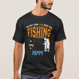 T-shirt Hommes plus que l'amour Pêche Pappy spécial grand-