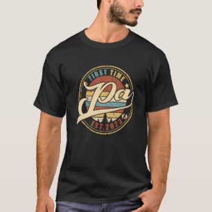 T-shirt Hommes Première Fois Pa 2023 Pour Promu À Papa