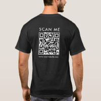 Hommes professionnels QR Code Balayer-moi Retour I
