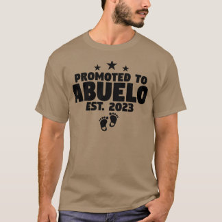 T-shirt Hommes Promus À Abuelo 2023 Nouveau Grand-Père Esp