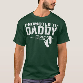 T-shirt Hommes promus à Daddy 2022 drôle cadeau pour nouve