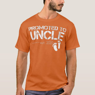T-shirt Hommes promus à l'oncle Est 2020 meilleur papa onc