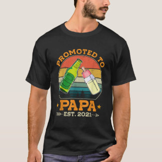 T-shirt Hommes promus à Papa 2021 pour les pères de la pre