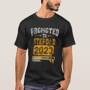 T-shirt Hommes Promus À Stepdad 2023 Bientôt Être Nouveau