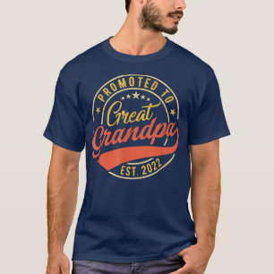 T-shirt Hommes Promus Au Grand Grand Grand-Père Est 2022 N
