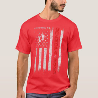 T-shirt Hommes Promus Au Grand-Père 2023 Drapeau Patriotiq