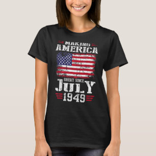 T-shirt Hommes qui rendent l'Amérique grande depuis juille
