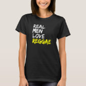 T-shirt Hommes Reggae Dit Rastafari Jamaïque Real Hommes A (Devant)