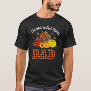 T-shirt Hommes Remerciements au Citrouille béni Leopard Pl